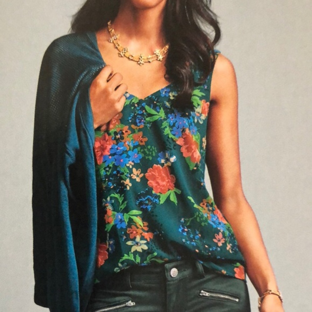 Floral tank by Cabi